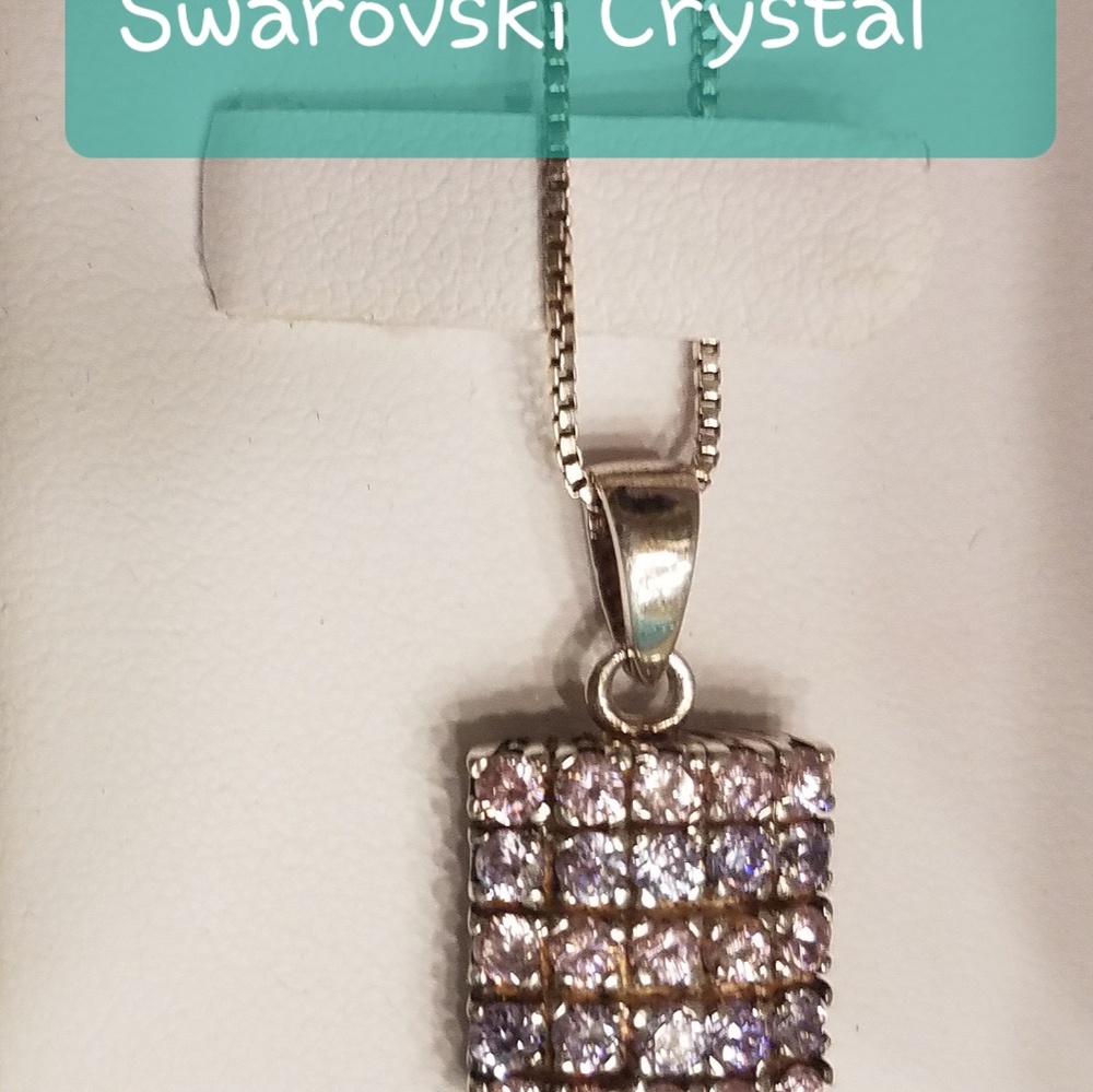 Brilliant pink and clear Crystals